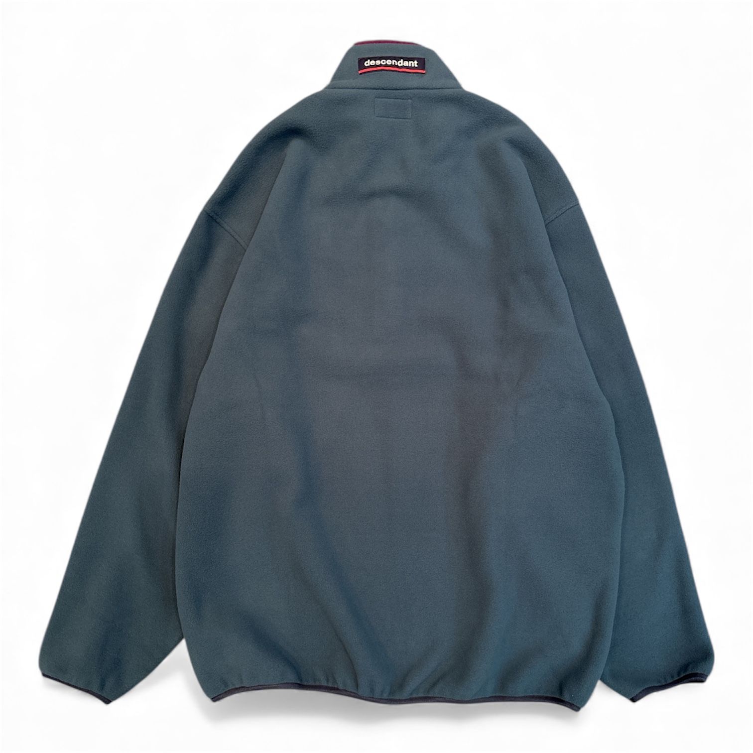 DESCENDANT - HUMMING FLEECE PULLOVER / TEAL | Stripe Online Store