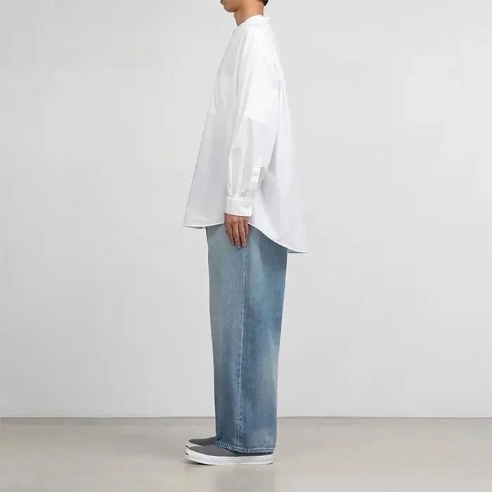 Graphpaper - Selvage Denim Two Tuck Tapered Pants -LIGHT FADE