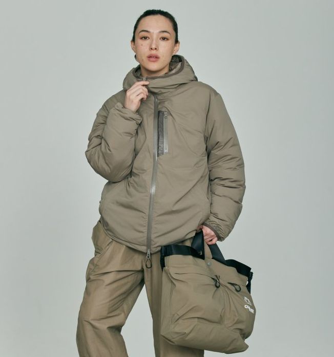 COMFY OUTDOOR GARMENT - PUFF HOODIE DOWN-2023FW- / BLACK | Stripe