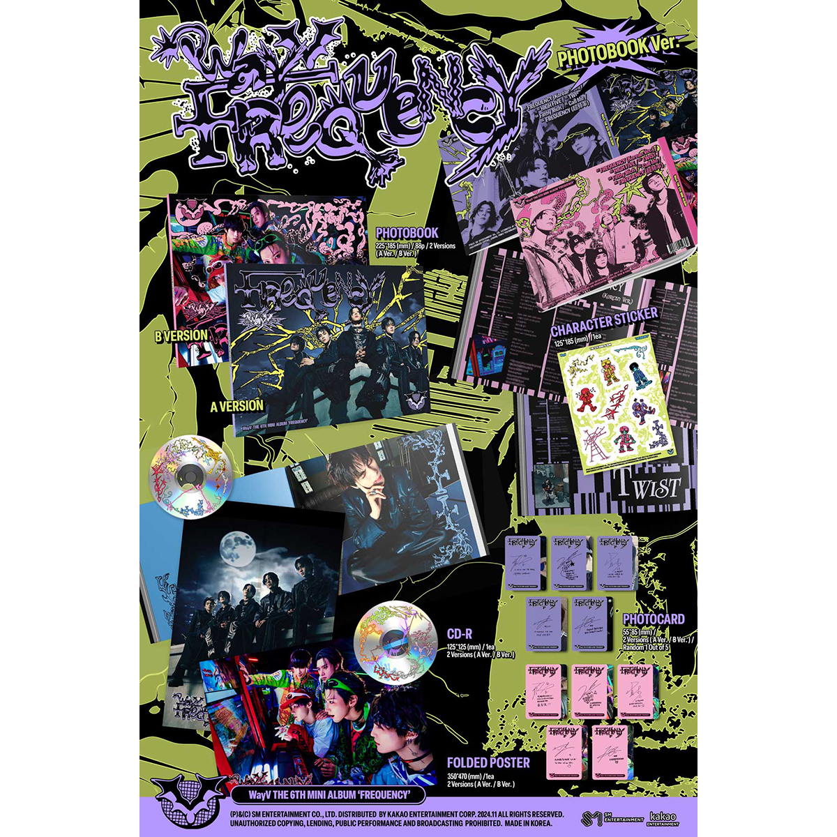 2024.11.25 on sale WayV The 6th Mini Album「FREQUENCY」｜mu-mo SHOP