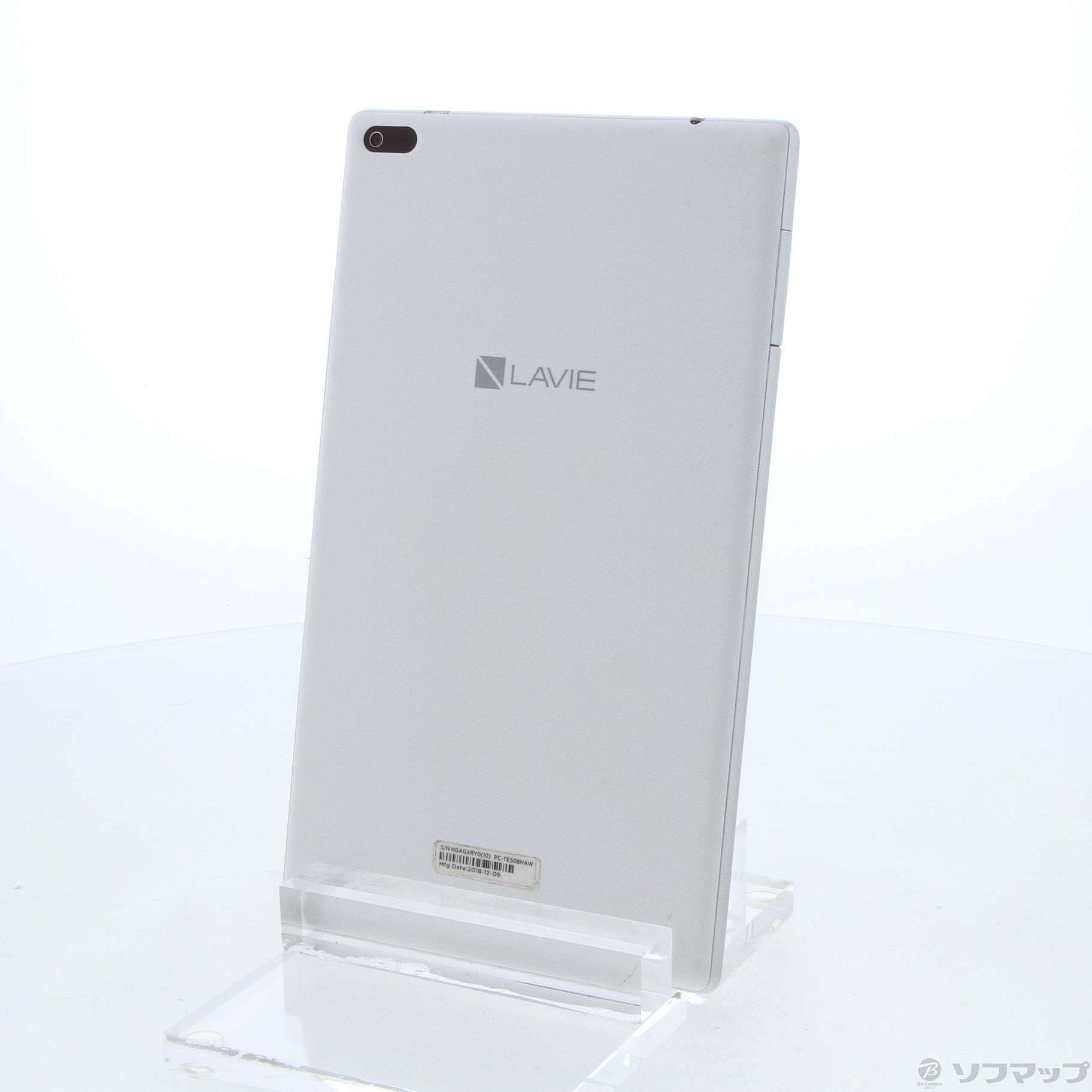 中古】LaVie Tab E TE508／HAW 16GB ホワイト PC-TE508HAW Wi-Fi ［8
