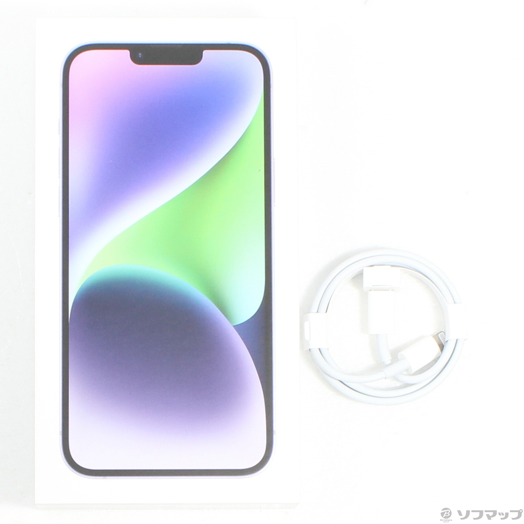 中古】〔展示品〕 iPhone14 Plus 128GB パープル 3L277J／A SIMフリー