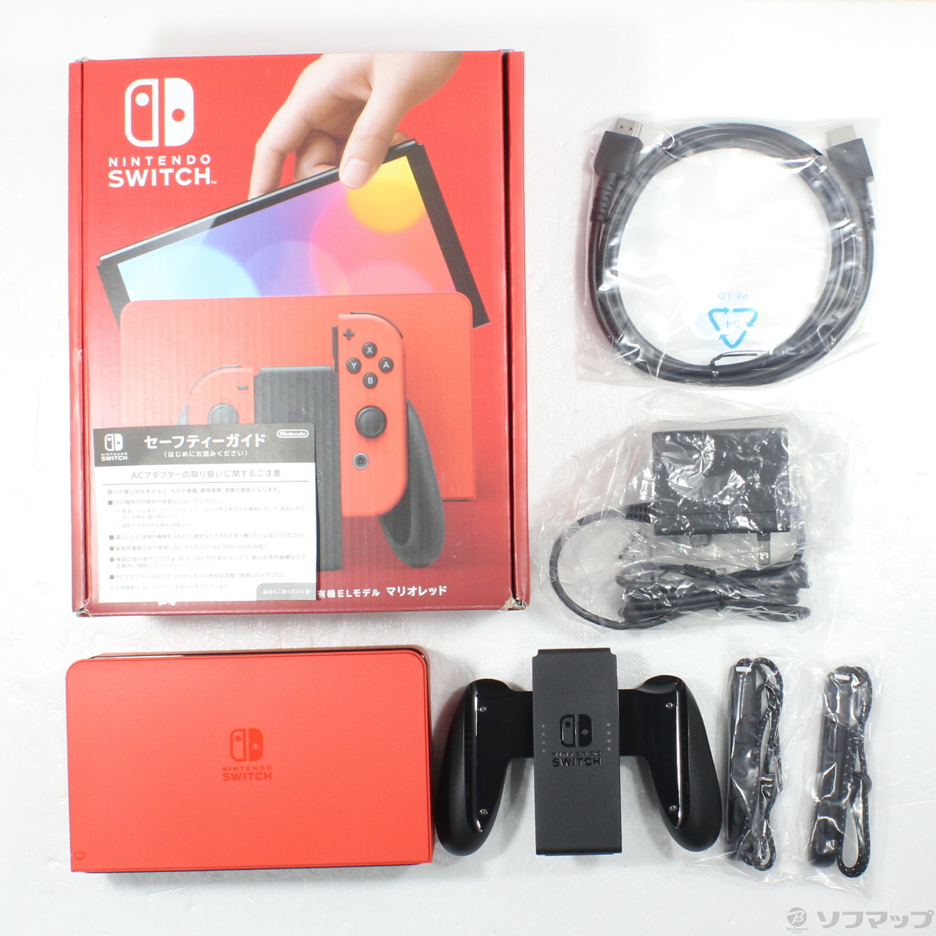 中古】Nintendo Nintendo Switch 有機ELモデル マリオレッド