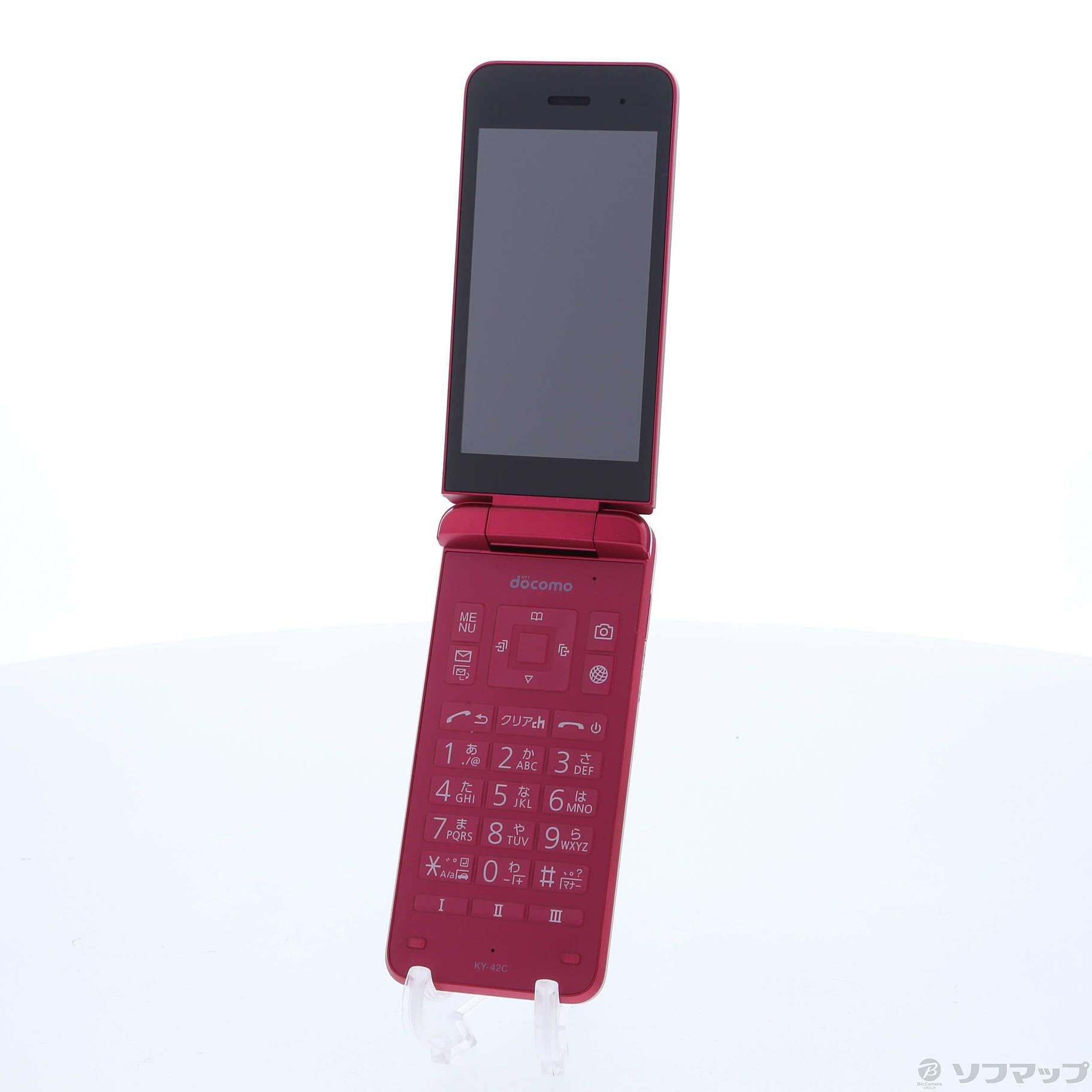中古】DIGNO ケータイ KY-42C レッド docomo [2133053404599] - リコレ
