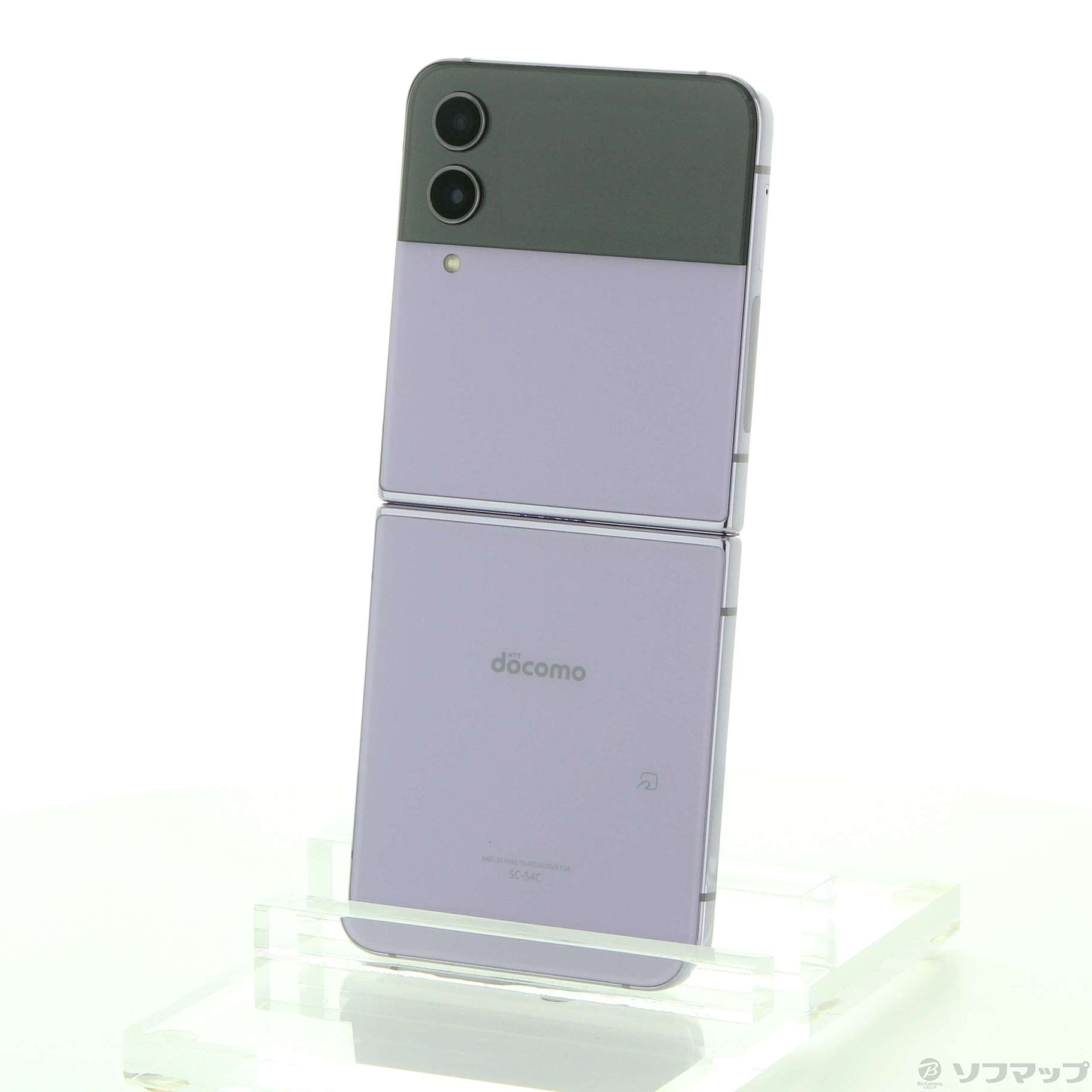 中古】Galaxy Z Flip4 128GB ボラパープル SC-54C docomo SIMフリー