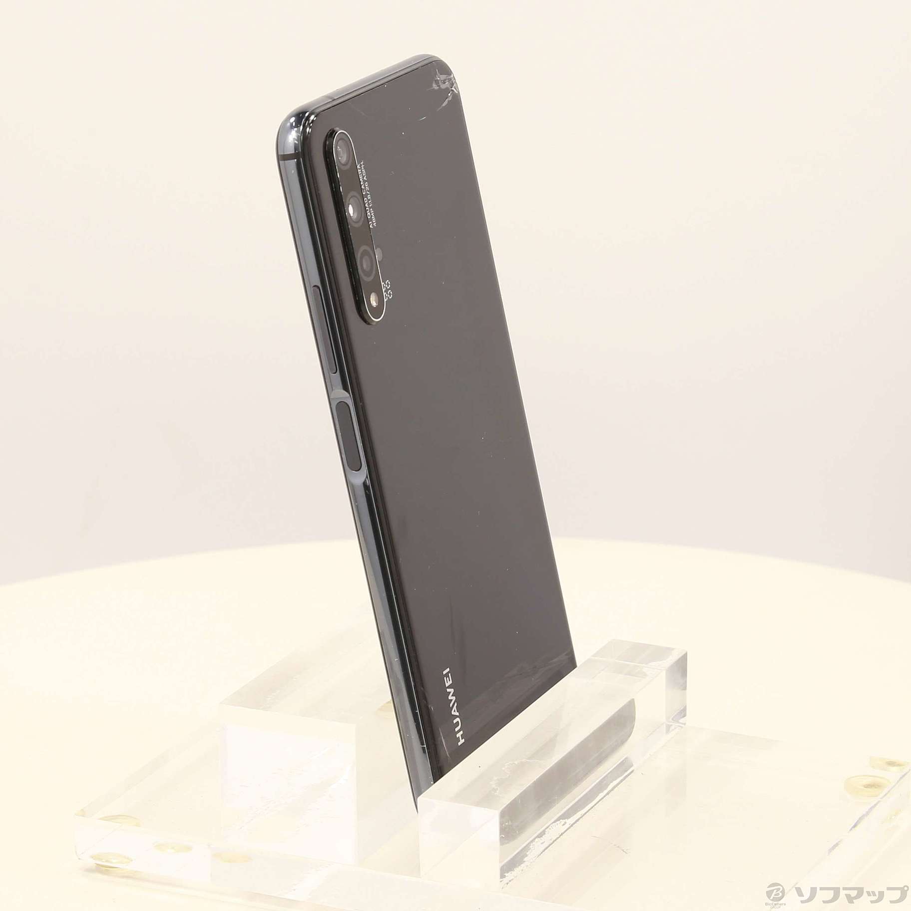 中古】HUAWEI nova 5T 128GB ブラック NOVA5TBLACK SIMフリー