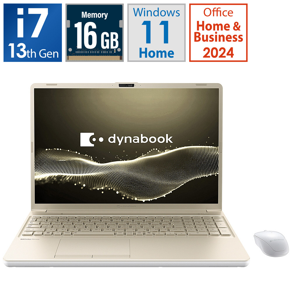ノートパソコン dynabook T6 アッシュゴールド P2T6YBEG ［16.0型