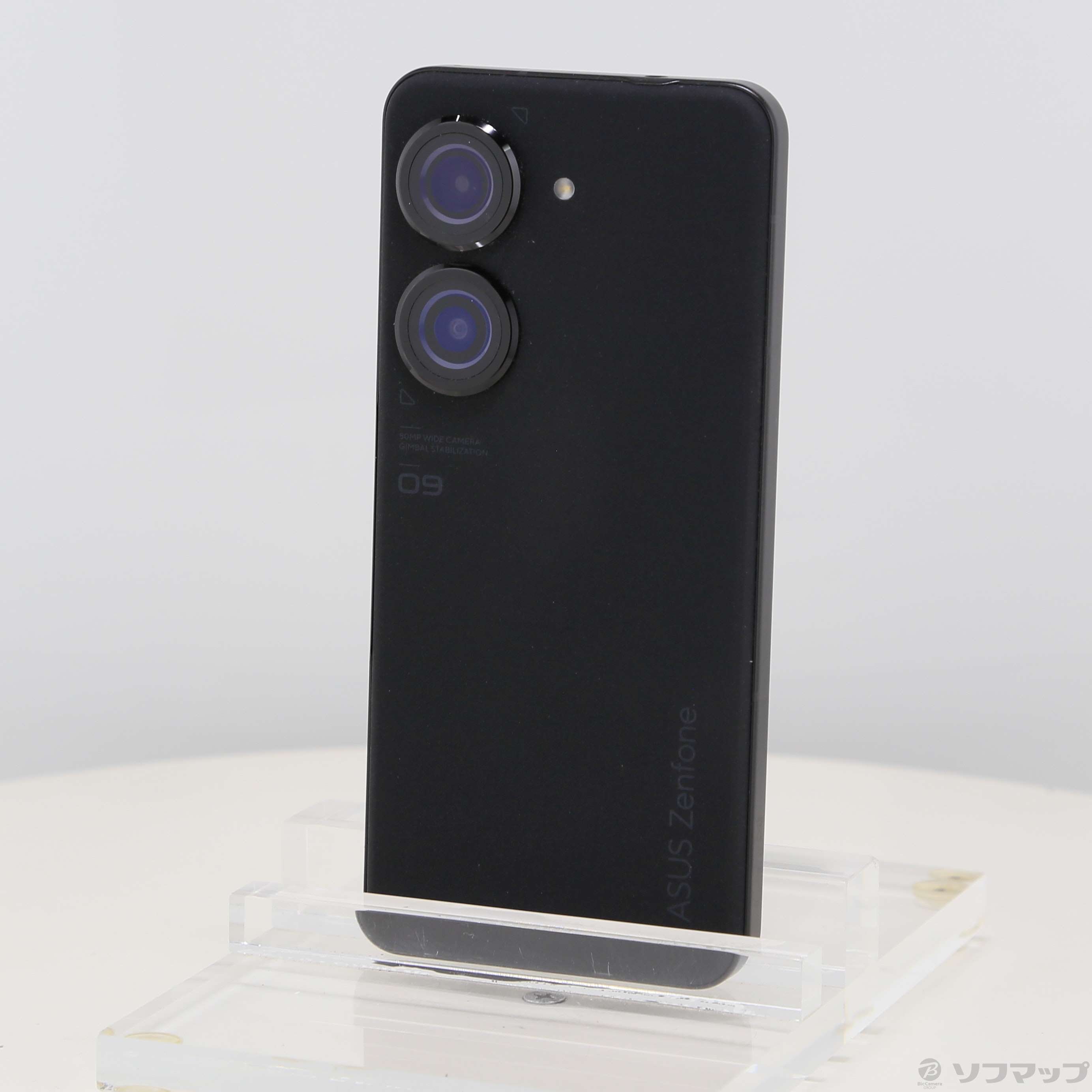 中古】Zenfone 9 128GB ミッドナイトブラック ZF9-BK8S128 SIMフリー