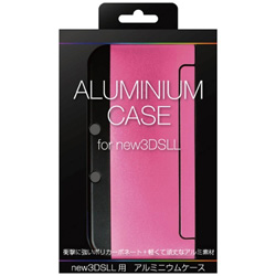Newニンテンドー3DS LL用 アルミニウムケース ピンク 【New3DS LL