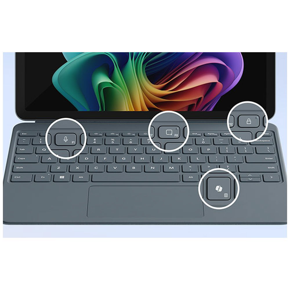 純正】Surface Pro 12 インチ キーボード（スリム ペン付き