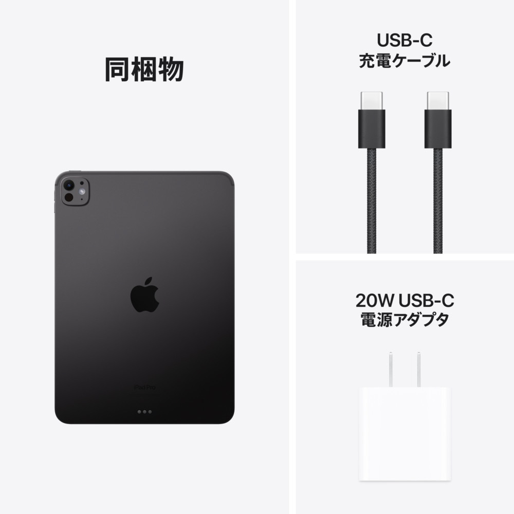 11インチiPad Pro Wi-Fiモデル 256GB（標準ガラス搭載）- スペース