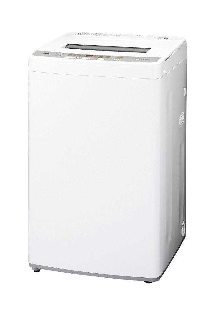 AQW-S60H-W 全自動洗濯機 ホワイト [洗濯6.0kg /乾燥機能無 /上開き