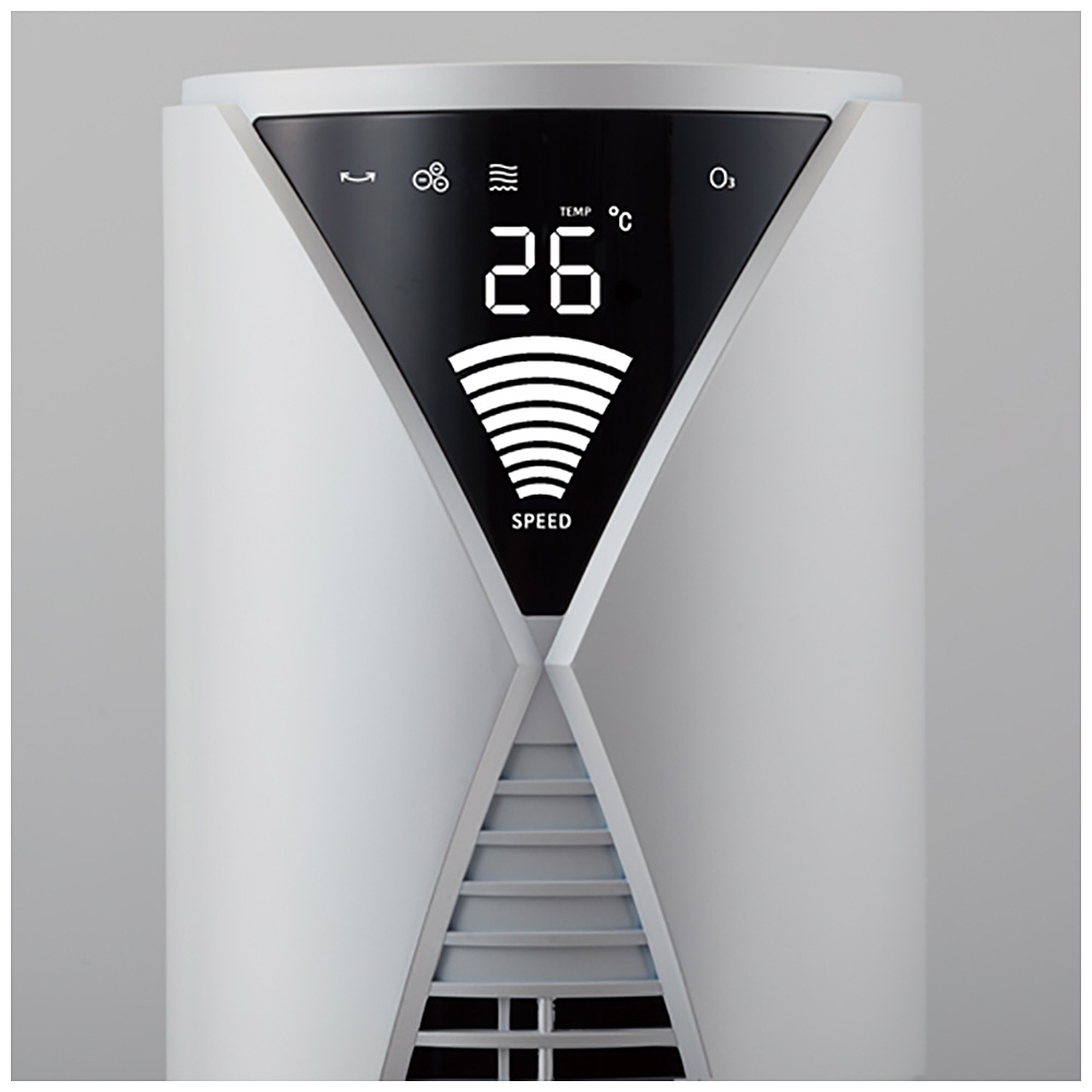 ハイブリッドタワーファン Kirala Air Mare（マーレ） ピュアホワイト