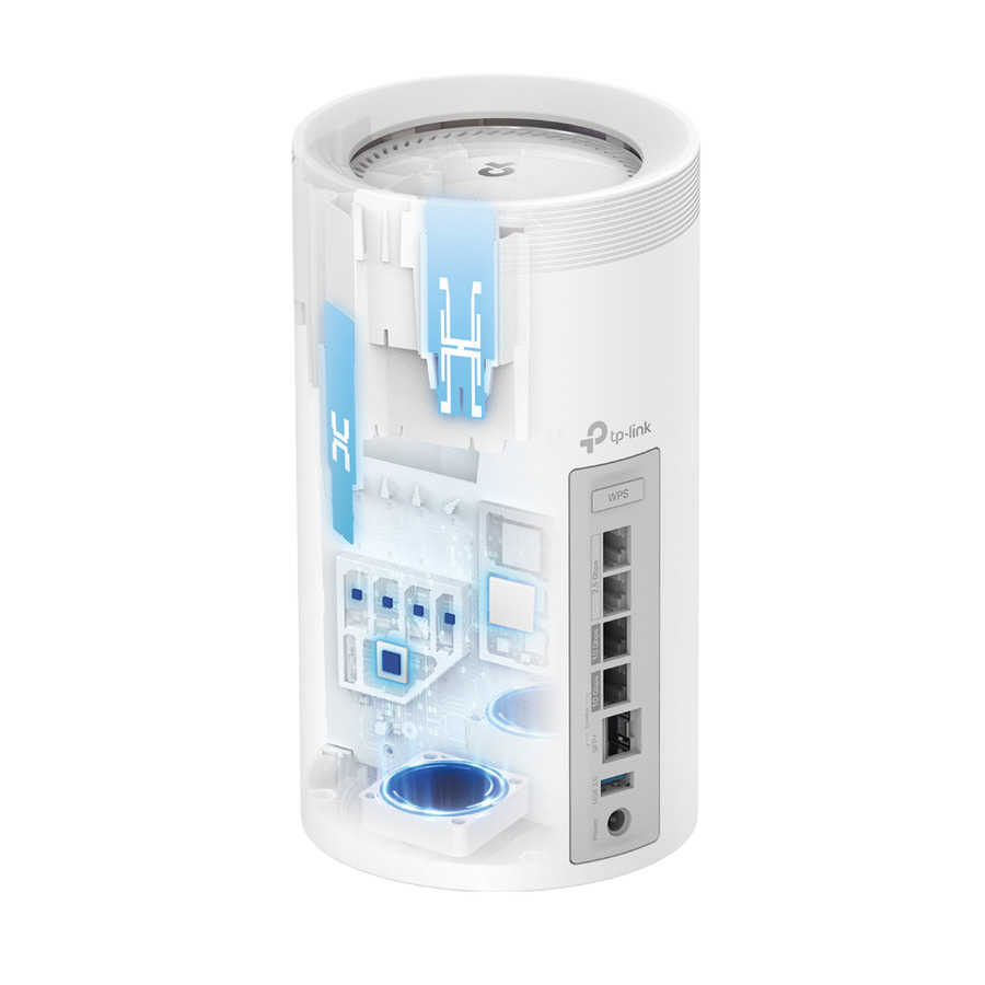 BE22000 トライバンドメッシュWi-Fi 7ルーター1個パック DECOBE851P