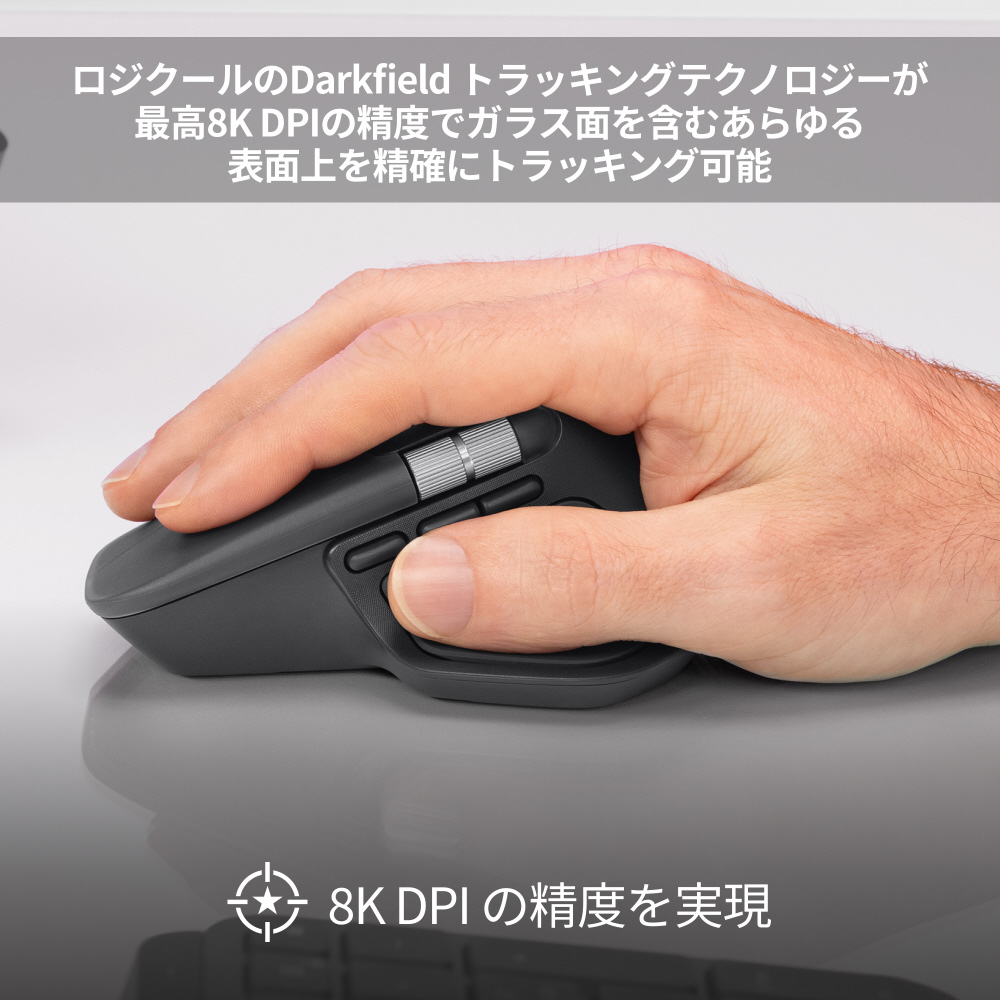 マウス USB-C対応 MX Master 4(Chrome/ Android/ iPadOS/ Mac