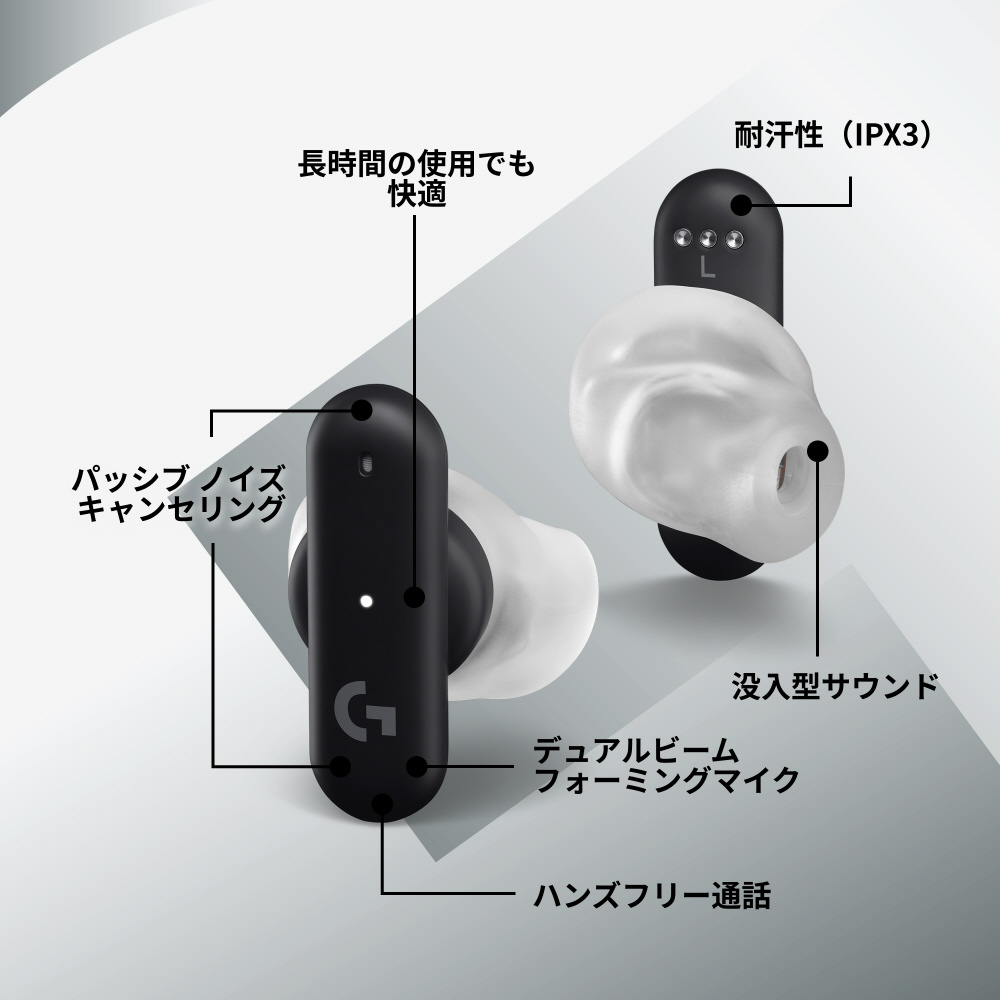 GHS-FITSBK ゲーミングヘッドセット G FITS ブラック ［ワイヤレス