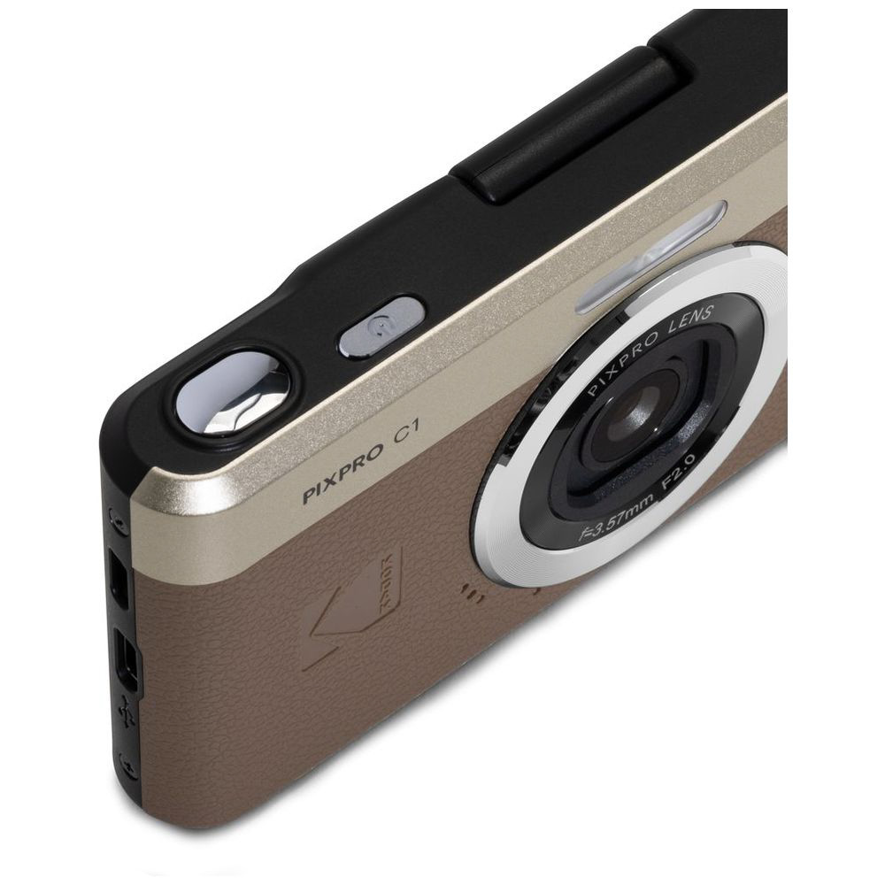 KODAK PIXPRO コンパクトデジタルカメラ CLASSIC SERIES ブラウン C1BN