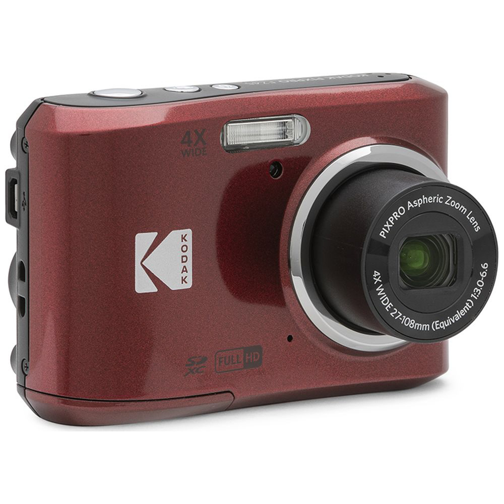 コンパクトデジタルカメラ KODAK PIXPRO レッド FZ45RD｜の通販は