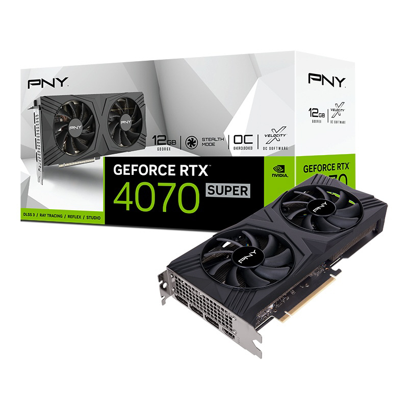 グラフィックボード GeForce RTX 4070 SUPER 12GB VERTO OC DUAL FAN