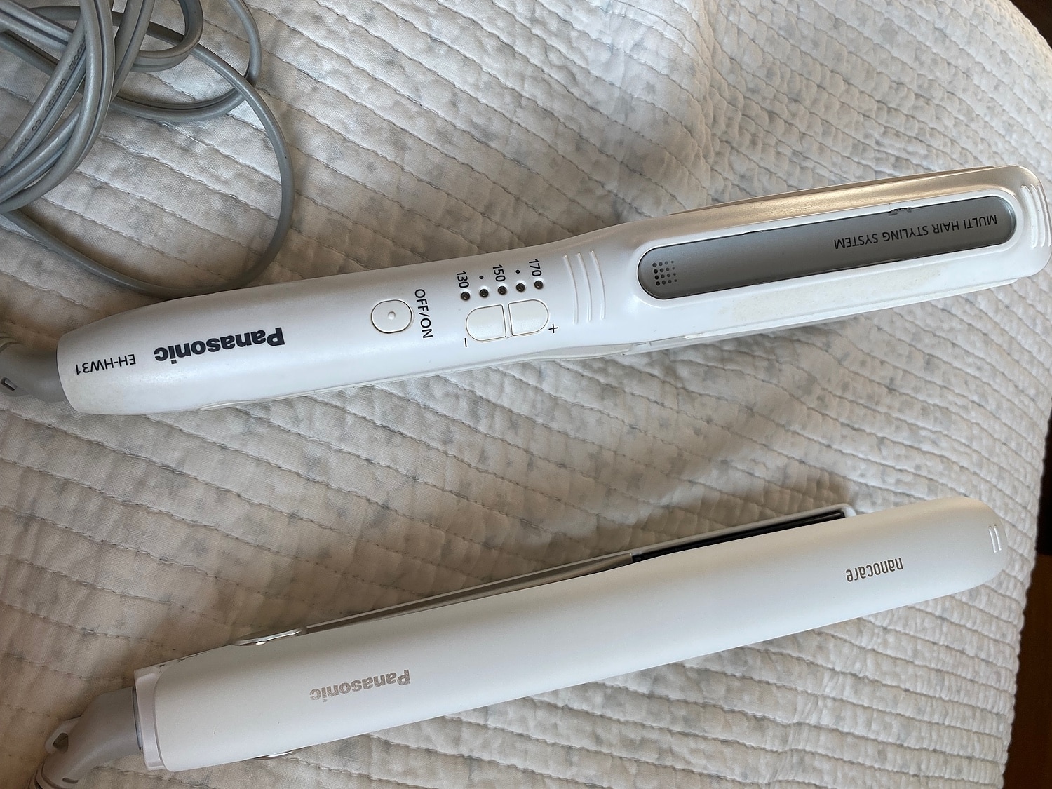 楽天市場】パナソニック Panasonic ストレートアイロン ナノケア 白