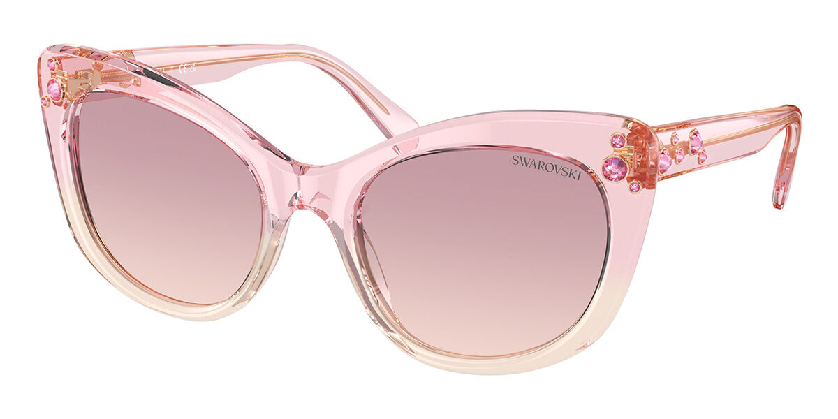 スワロフスキー ピンク サングラス｜100%UVカット・送料無料
