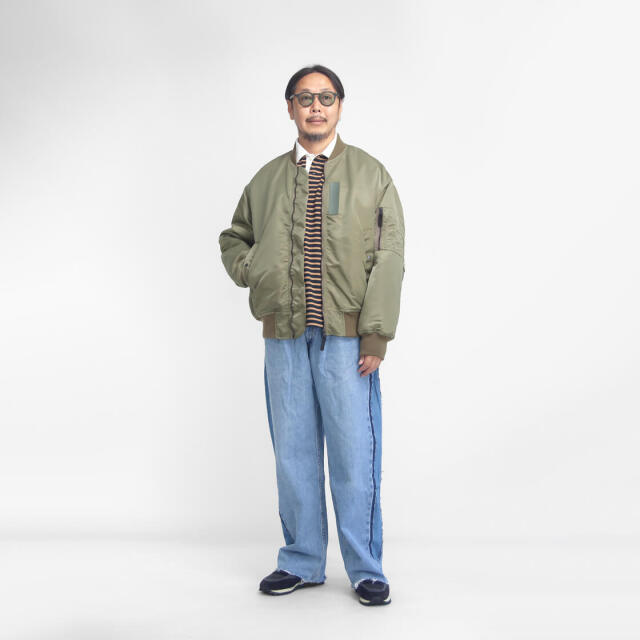 MANUAL ALPHABET マニュアルアルファベット MA-1 ノワール フライト