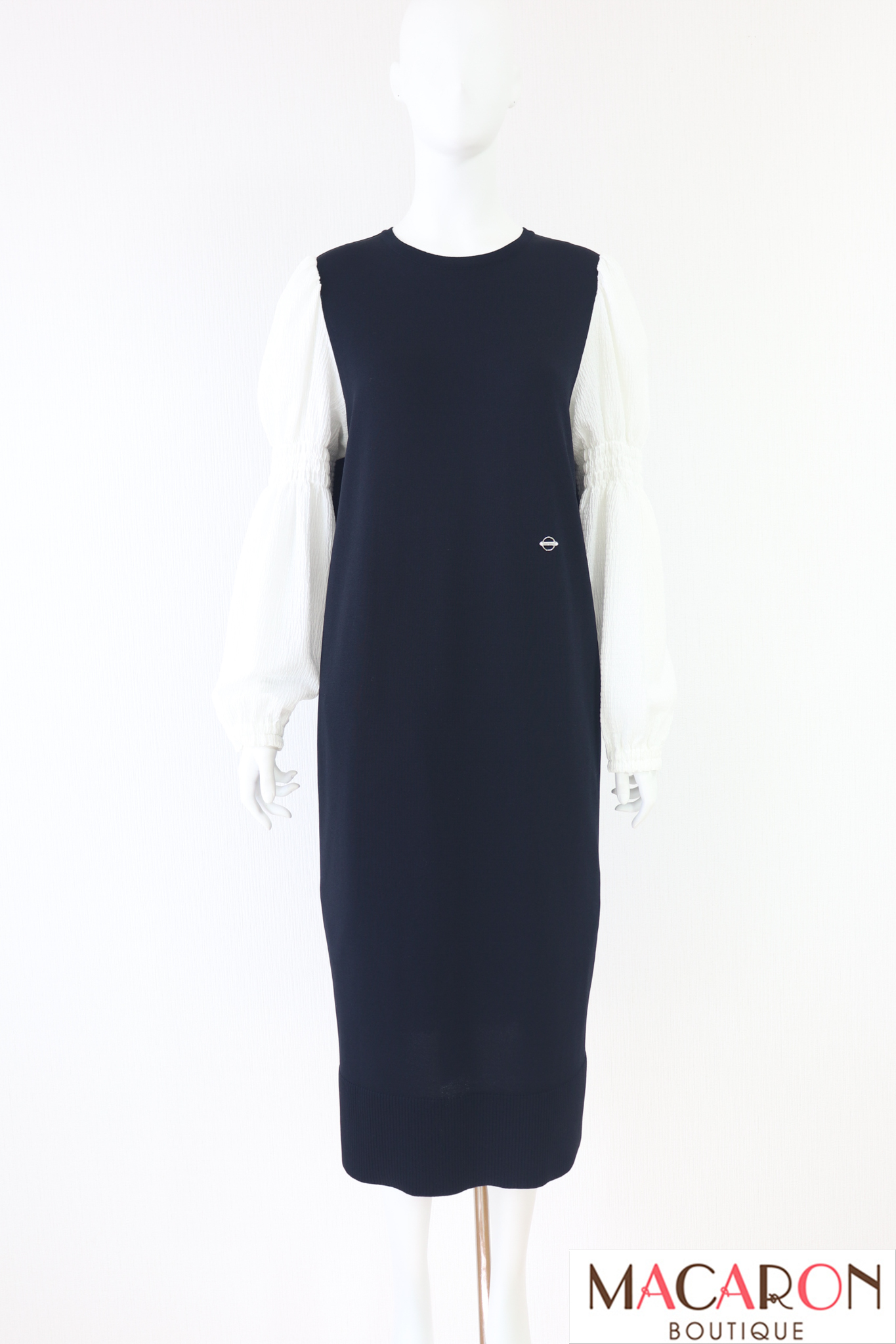 Rene（ルネ） 異素材ニットワンピース 6412120