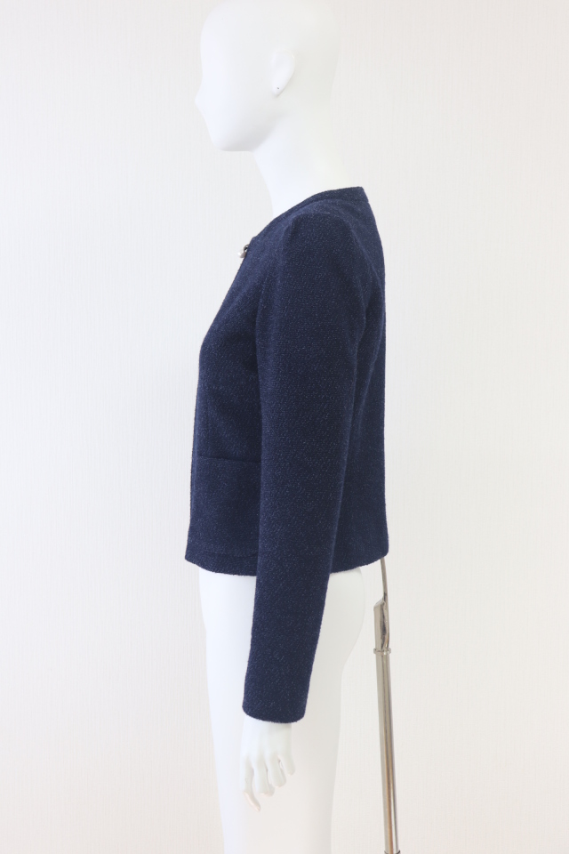 Rene（ルネ） ジップアップノーカラージャケット 6743120