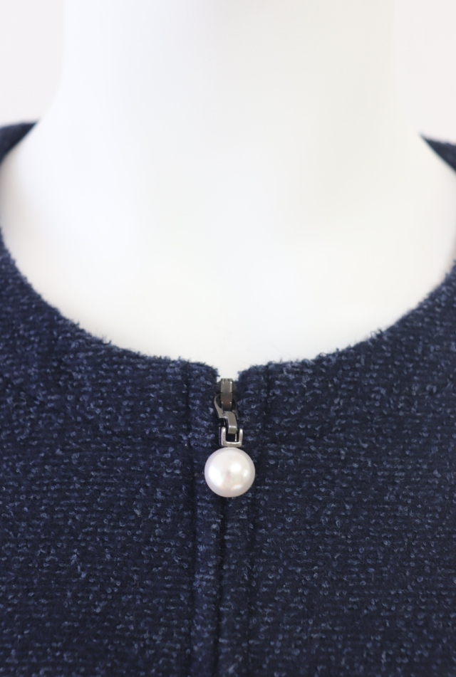 Rene（ルネ） ジップアップノーカラージャケット 6743120