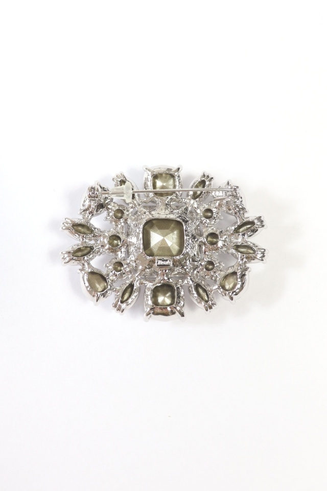 Rene（ルネ） ラインストーンブローチ