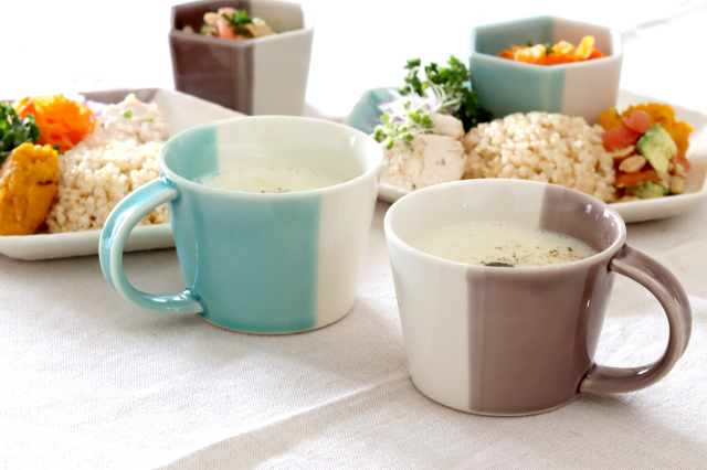 マグカップ・取皿セット / true colors line / ギフトボックス＆熨斗