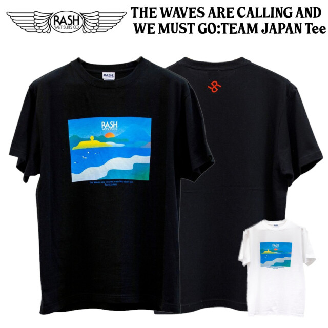 メンズ Tシャツ 2025 RASH THE WAVES ARE CALLING AND WE MUST GO TEAM