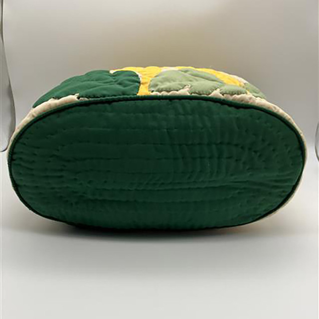 ハワイアンキルト トートバッグ バードオブパラダイス 極楽鳥花