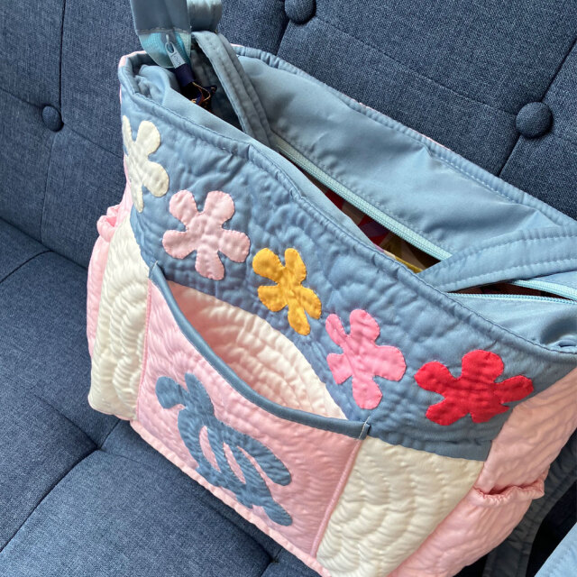 ハワイアンキルト バッグ マザーズバッグ おむつバッグ おでかけバッグ