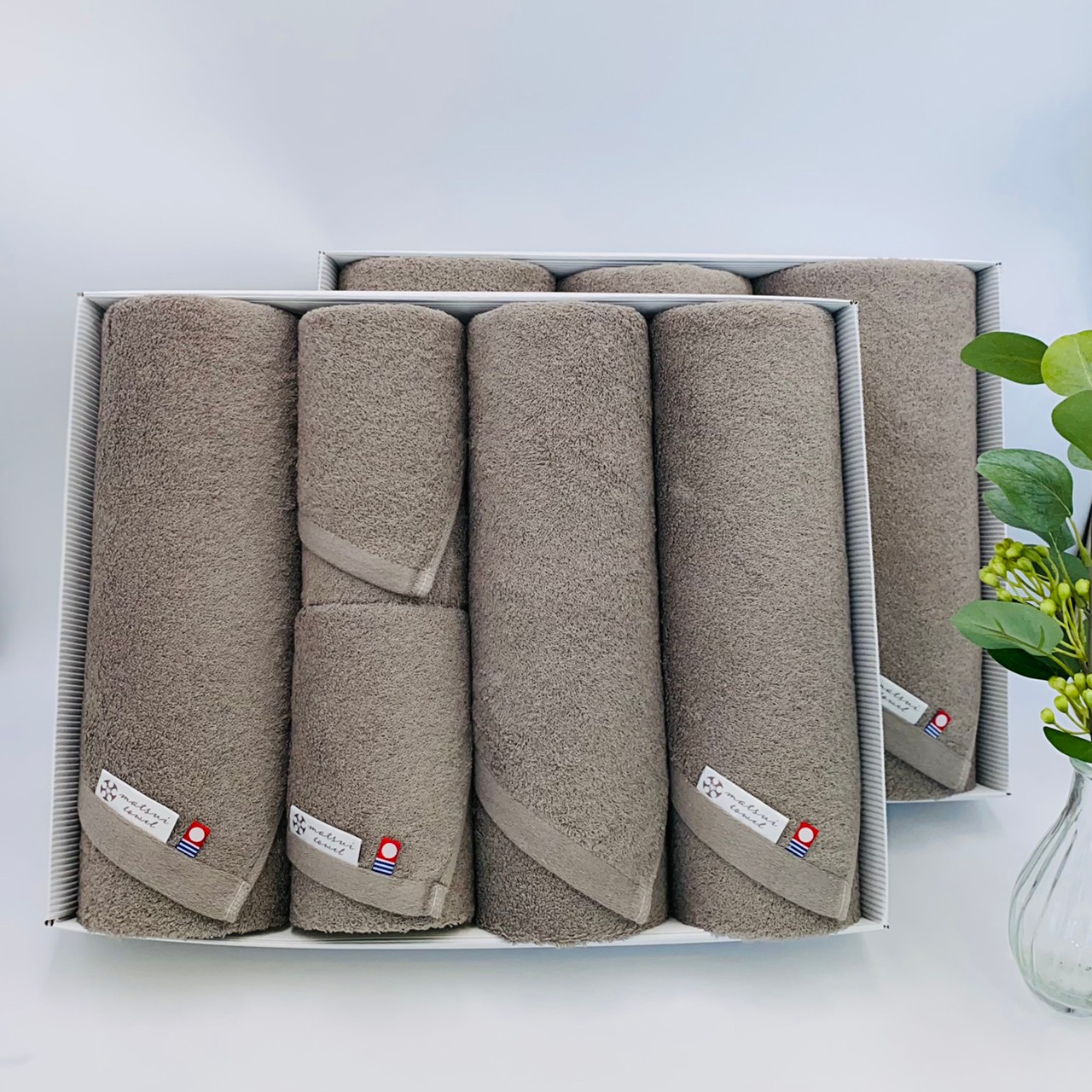 日本製 今治タオル バスタオル5枚+フェイスタオル5枚 ギフトセット