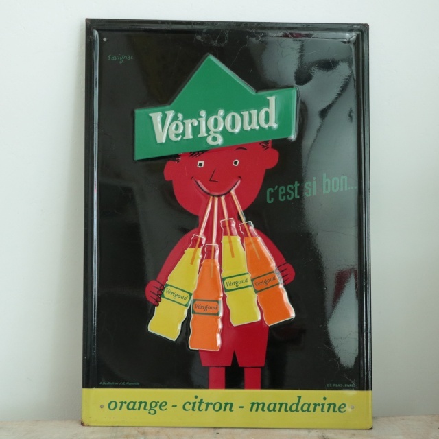 サヴィニャック ビンテージ看板 Verigoud SAVIGNAC