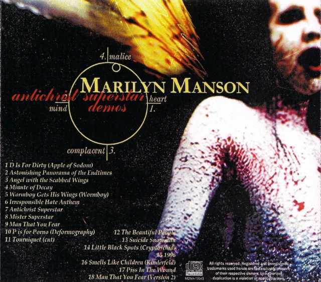 Marilyn Manson マリリン・マンソン/Antichrist Superstar Demos