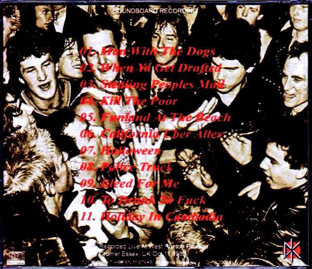 Dead Kennedys デッド・ケネディーズ/UK 1980