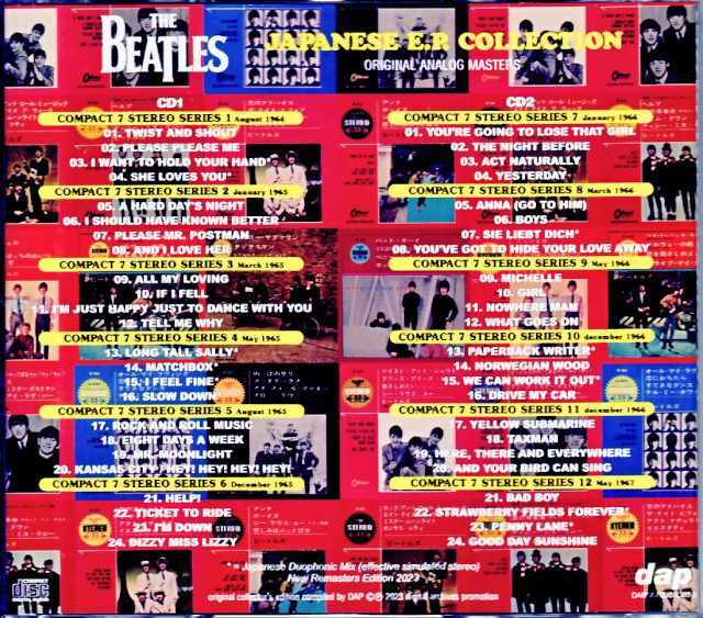 Beatles ビートルズ/Japanese E.P. Collection Original Analog Masters
