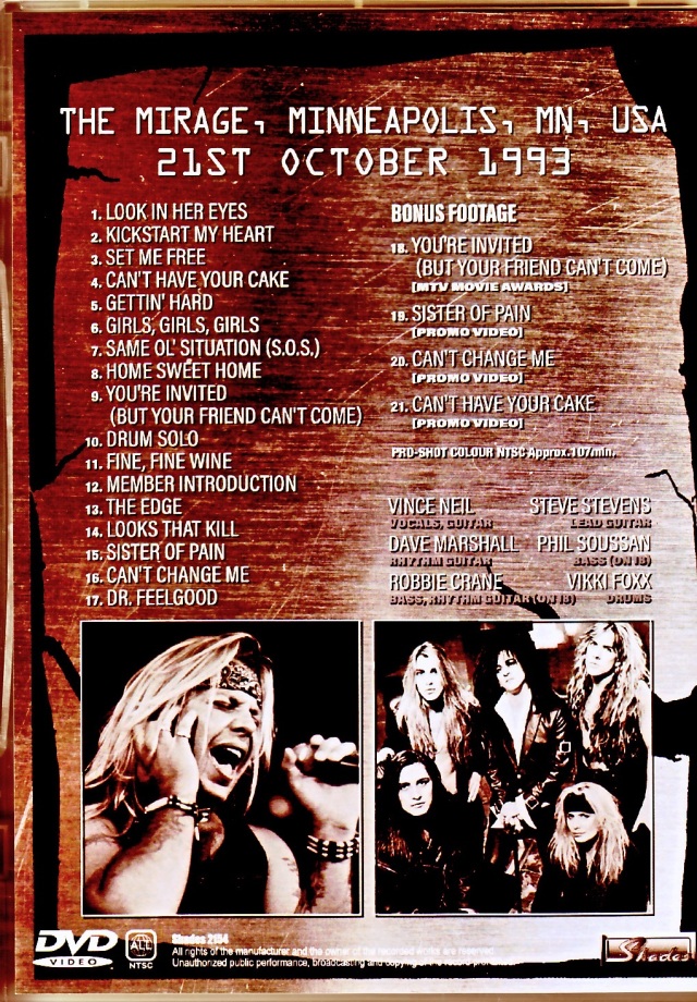 Vince Neil Steve Stevens ヴィンズ・ニール スティーヴ・スティーヴン