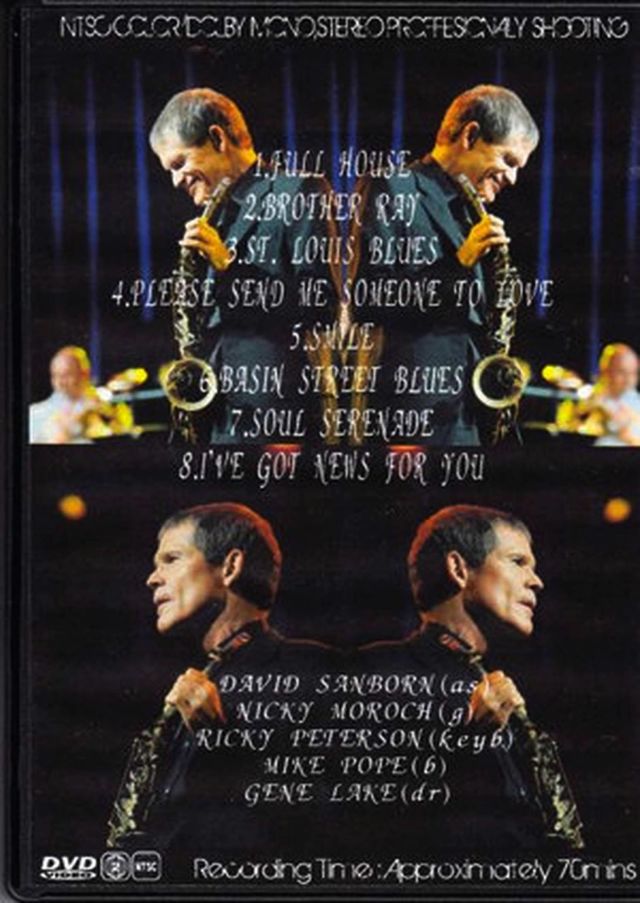 David Sanborn デヴィッド・サンボーン/Switerland 2009