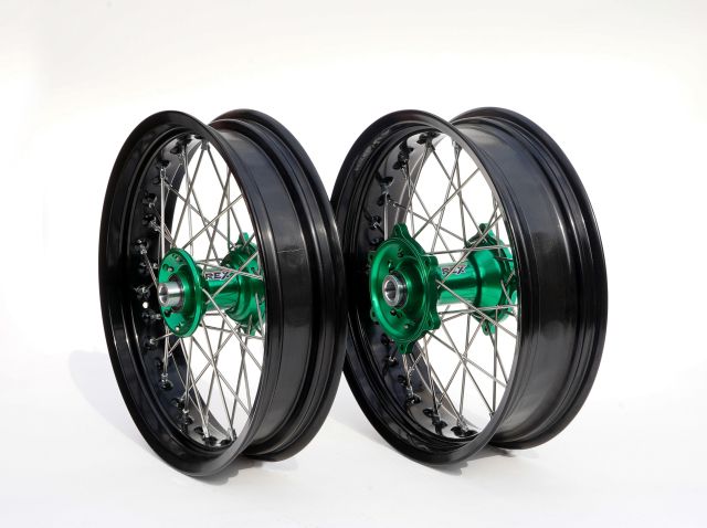 REX Kawasaki モタードコンプリートホイールセット｜REXホイール日本