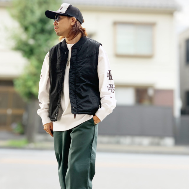 TOWN CRAFT / BLACK DERBY STYLED VEST