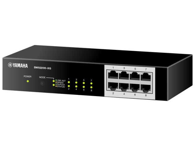 中古】YAMAHA スマートL2スイッチ SWX2200-8G