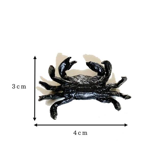 華道 古銅 蟹 飾 置物 三体(K-A987) 華道 古銅 蟹 飾 置物 三体(K-A987