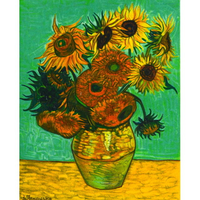 ゴッホ「12輪のひまわり」リトグラフ パリ工房制作｜絵画販売