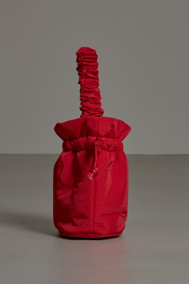 美香さんコラボ】中綿巾着ミニバッグ