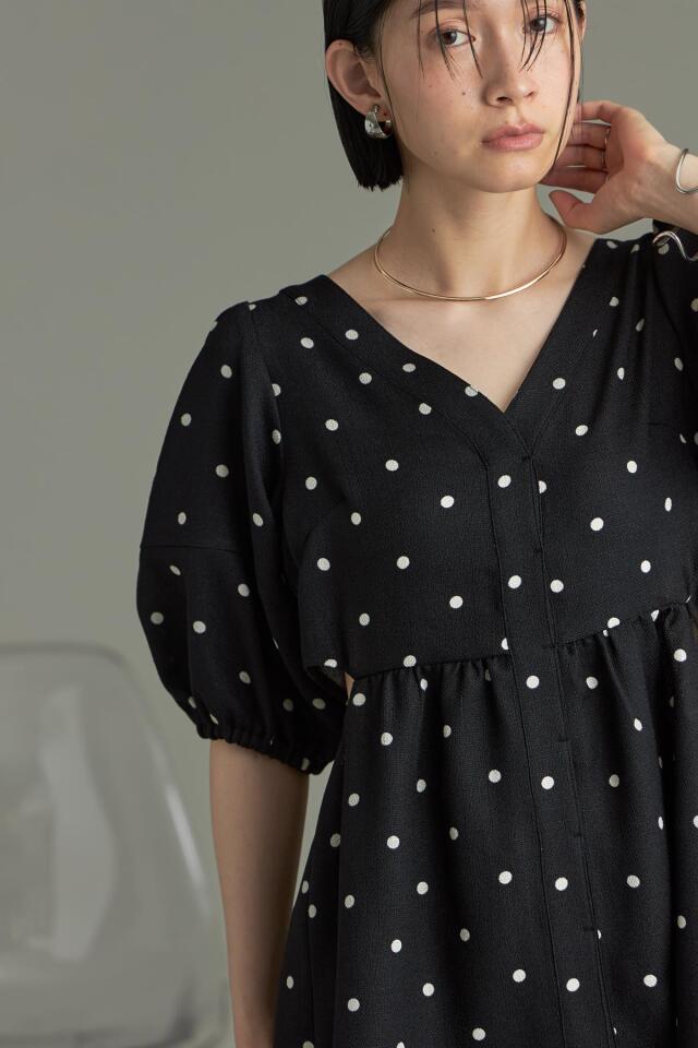 カットワークドットチュニック※一部店舗のみ入荷