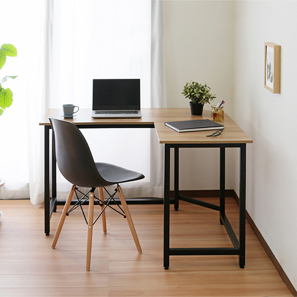 オフィスデスク/平机/L字デスク/KLD-1210-AW/幅1200×奥行1000×高さ