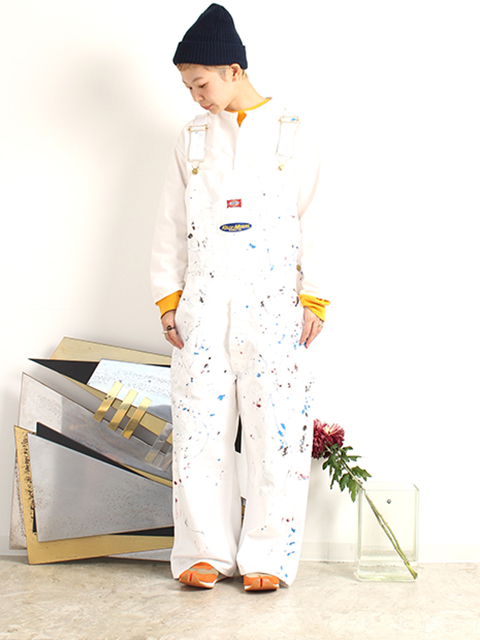 DEAD STOCK DICKIES 90s OVERALL-PAINTED-OIKOS 毎日を楽しく豊かに
